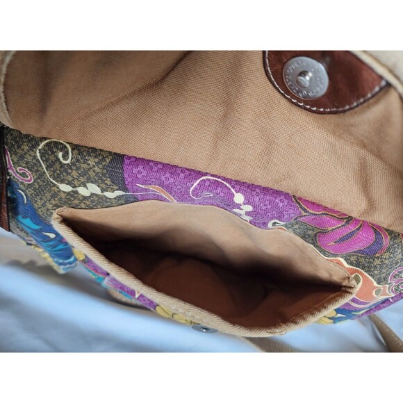 Fossil Long Live Vintage Patchwork Floral Crossbody Bag Purse Y2k Adjustable - Picture 11 of 16